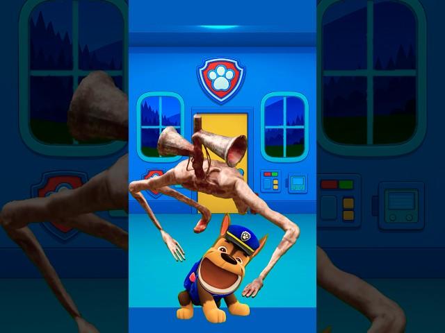 Siren Head Attacked PAW Patrol Headquarters! Pop PAW Patrol and Siren Head! Siren Head.EXE #shorts