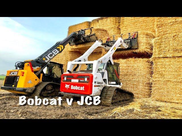 BOBCAT vs JCB TELESKID || SKIDLOADER || LORD MUCK