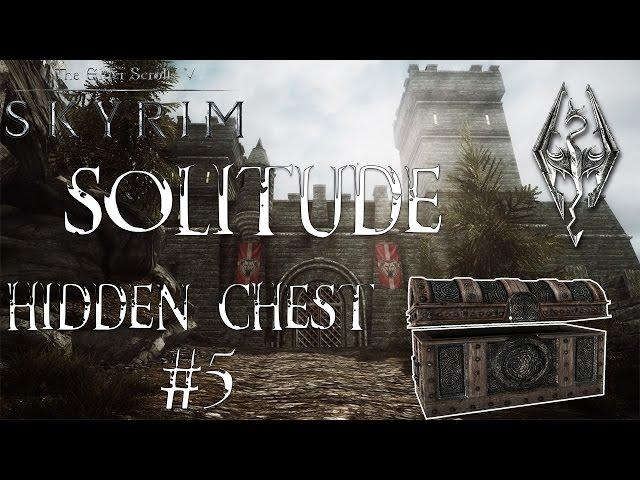 EASY SOLITUDE MERCHANT HIDDEN CHEST | Skyrim Hidden Chest #5