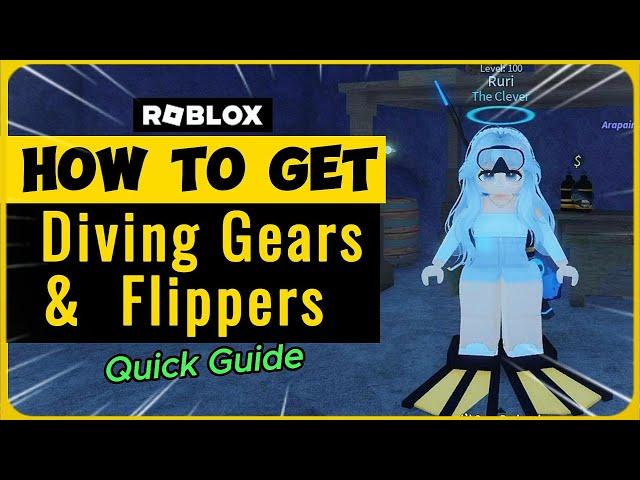 How To Get Diving Gears & Flippers for Ultimate Underwater Exploration in Fisch! | Easy Guide!