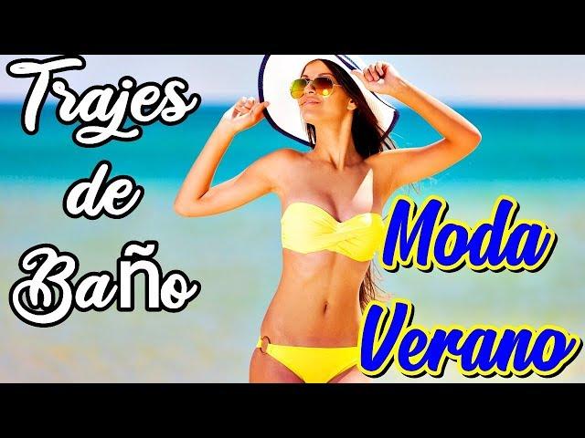 Trajes de Baño de moda 2019  TENDENCIAS MODA PRIMAVERA VERANO  Traje de baño femenino