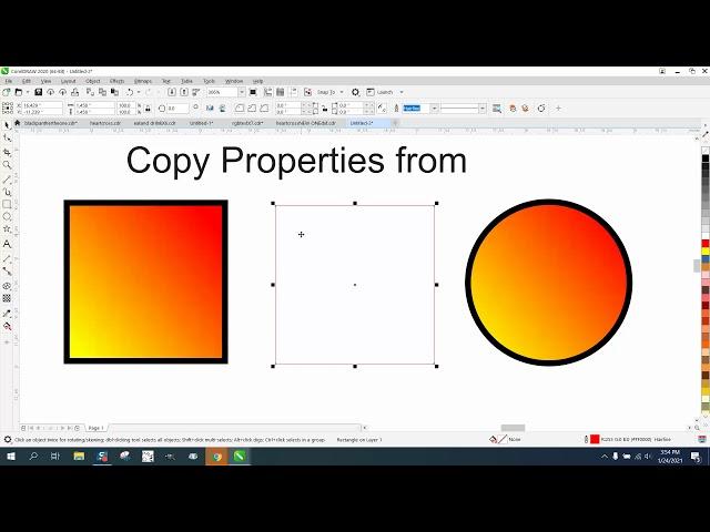 Corel Draw Tips & Tricks Copy Properties from WOW