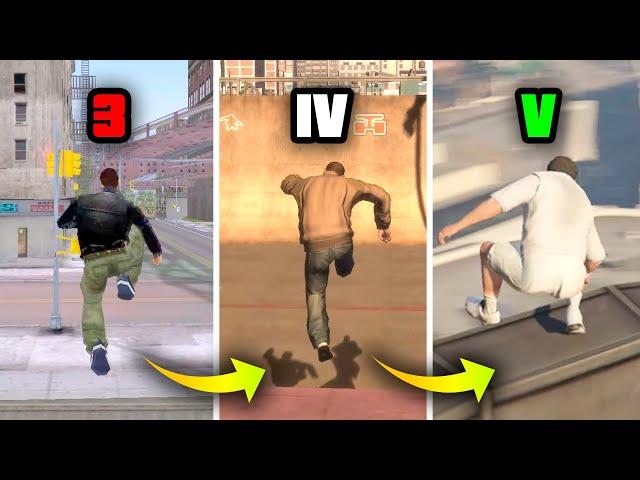 Parkour in GTA Games (Evolution)