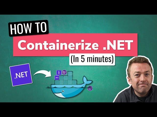 Containerize .NET in 5 minutes (or less) | C# Microservice Course (Episode 6)