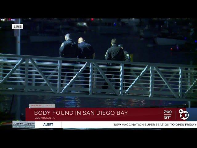 Body found in San Diego Bay