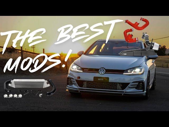 The best mods for your MK7 GTI (370HP just bolt ons) What a beast!