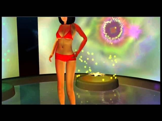 Dancing virtual girl (Leslie)