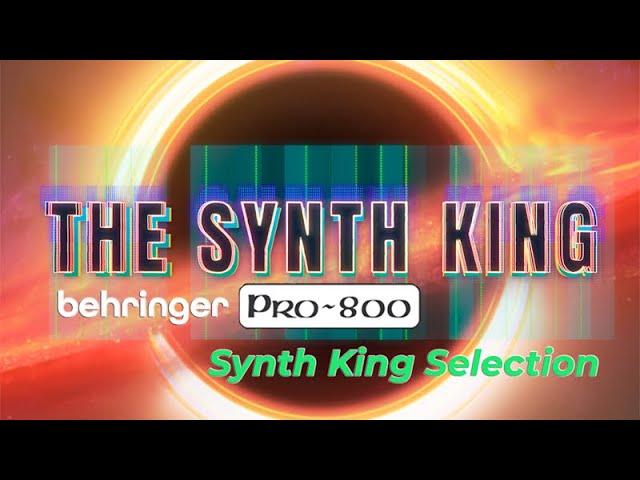 Behringer PRO-800 Synth King Selection - 50 premium presets with leads, basses, pads, sweeps and fx