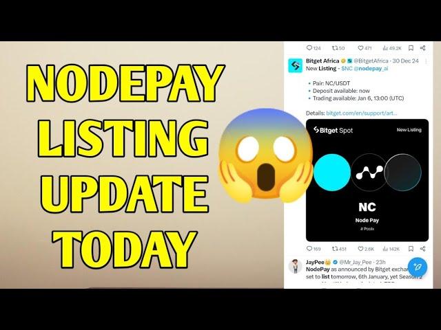 Nodepay LISTING update today!