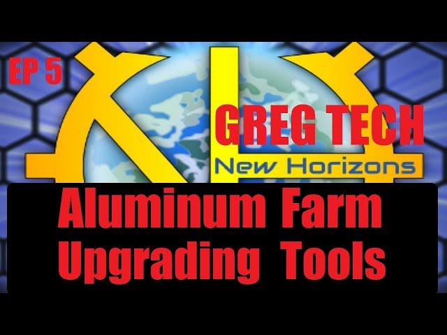 Upgraded Tools & Aluminum Ore Farm Ep 5 Minecraft GregTech New Horizons GTNH 2023