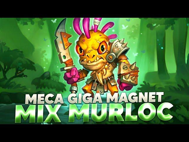 UN MIX MURLOC MECA POUR DES ENORMES MAGNET | Maverick Hearthstone Battlegrounds