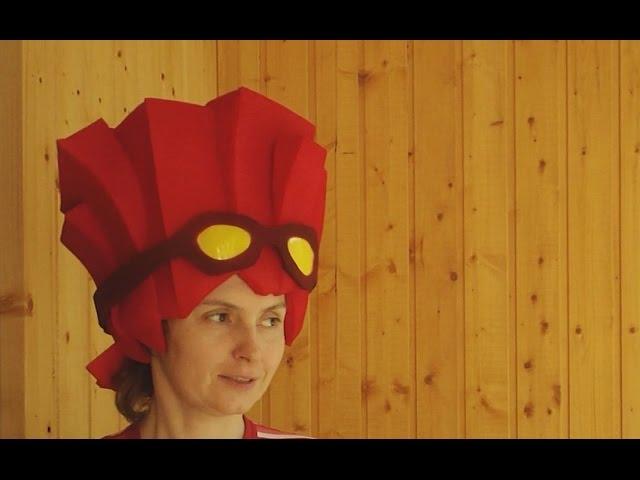 Фиксики. Как сделать шапочку-парик Файера.