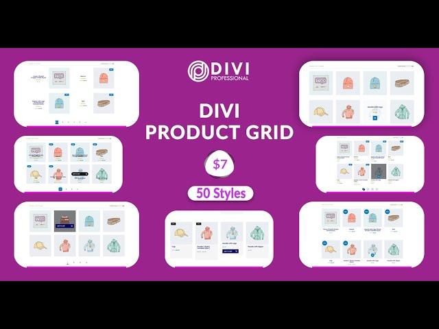 Divi Product Grid