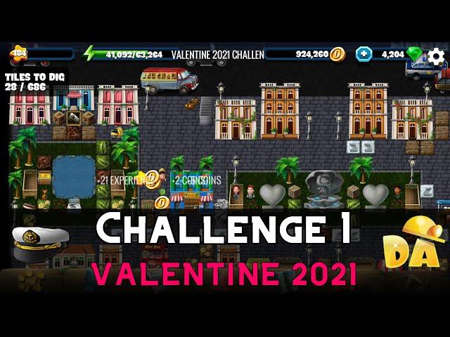 Challenge 1 | #9 Valentine 2021 | Diggy's Adventure