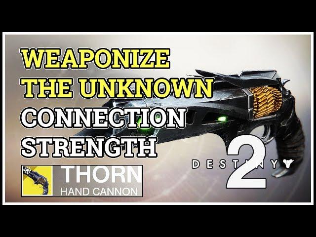 Weaponize The Unknown Destiny 2 Connection strength