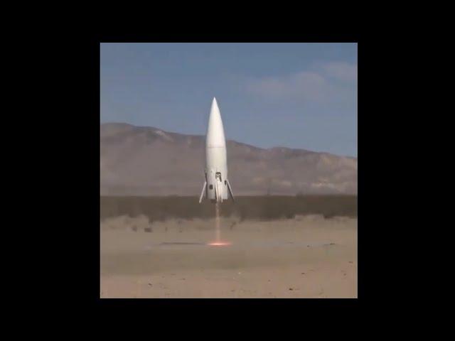 First liquid fueled rocket