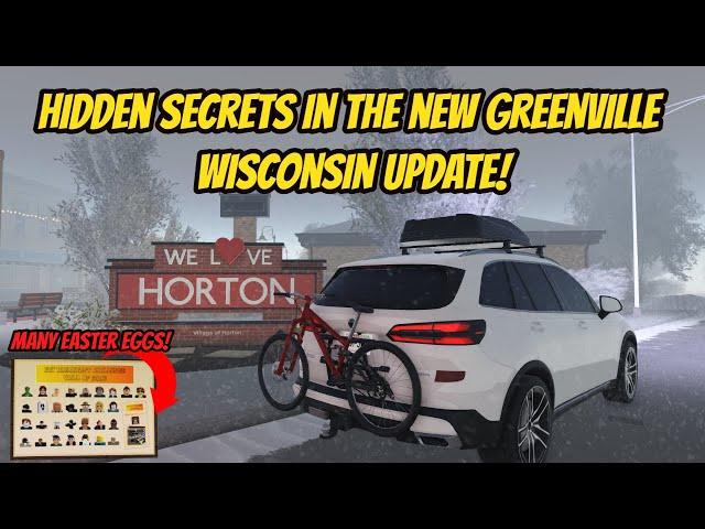 GREENVILLE New Winter Update SECRETS YOU MISSED - Roblox