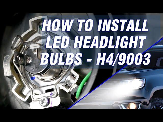 How to install led headlight bulbs - H4/9003/HB2 - Novsight Auto Lighting