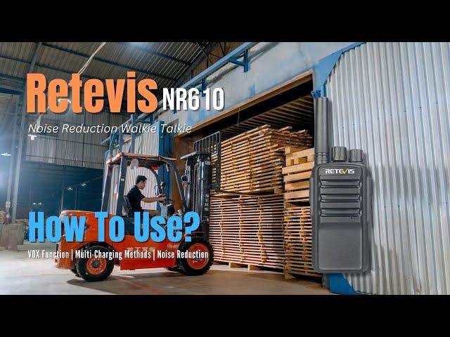 Can It Reduce Noise? Retevis NR610 Business Walkie-Talkie | Noise Reduction | VOX | Rechargeable