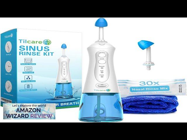 Tilcare Nasal Irrigation System Perfect Nasal Rinse Machine for Sinus & Allergy Review