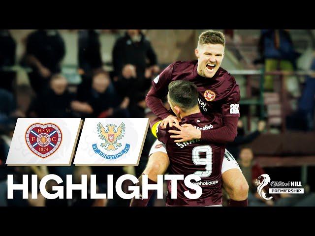 Hearts 2-1 St. Johnstone | Spittal Strike Secures Points for Hearts | William Hill Premiership