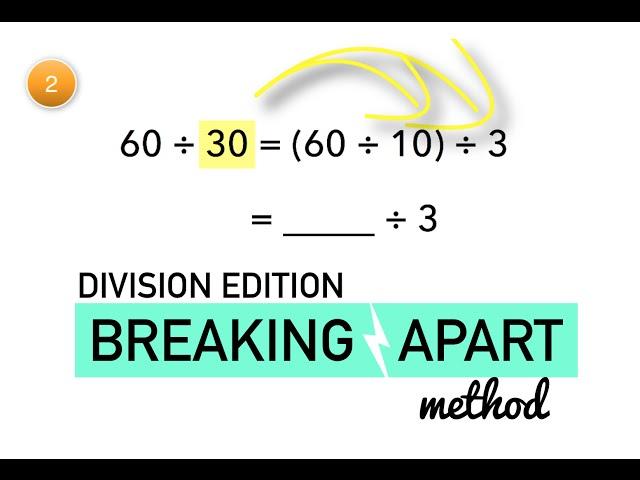 Breaking Apart Method - Division