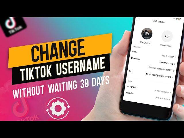 Change Your TikTok Username Without Waiting 30 Days | Change TikTok Username immediately