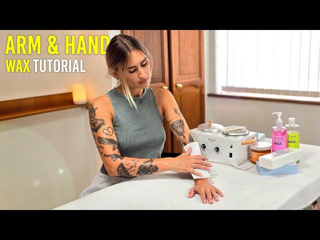 How To wax Your Arms and Hands At Home Tutorial