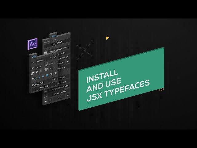 Font Manager JSX Typefaces Tutorial