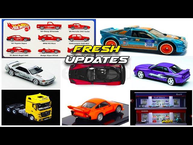 Showcase - Hot Wheels Silver label Set, Mix L Case Lineups, R32 Los Santos Drift, RX-7 VeilSide.