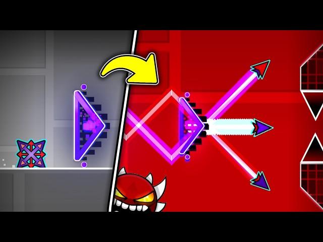 I Made An Extreme Demon With A TRIPLE MODE in Geometry Dash 2.2!