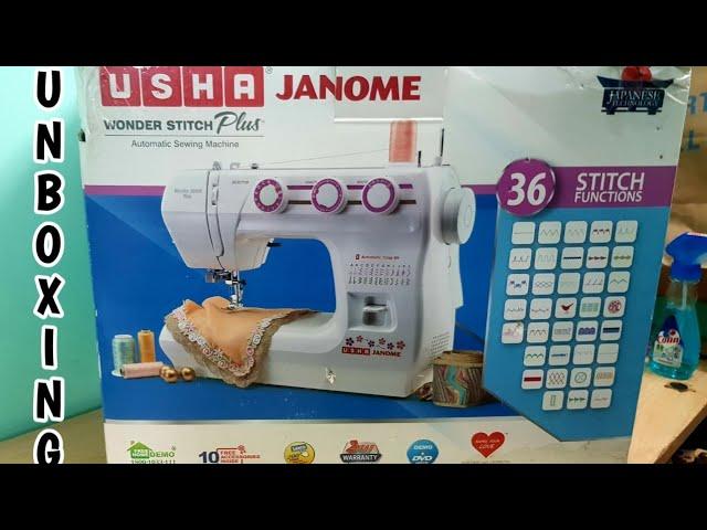 Unboxing Usha Janome Automatic Sewing Machine/Usha Janome Dream Wonder Stitch Plus Sewing Machine