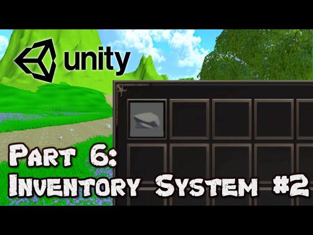 3D Survival Game Tutorial | Unity | Part 6: Inventory System (Script)