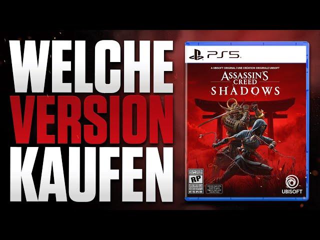 Welche Version kaufen - Assassin's Creed Shadows alle Editionen im Vergleich