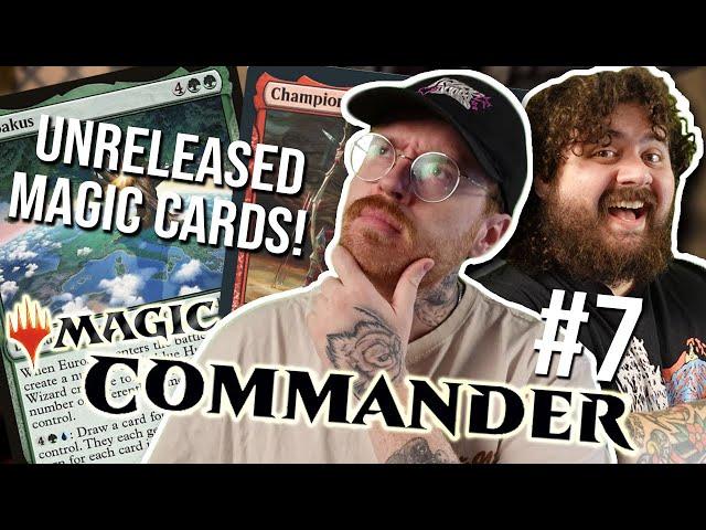 Commander with UNRELEASED MAGIC CARDS?! ft. MeatCanyon | Mulligan's Ep. 7