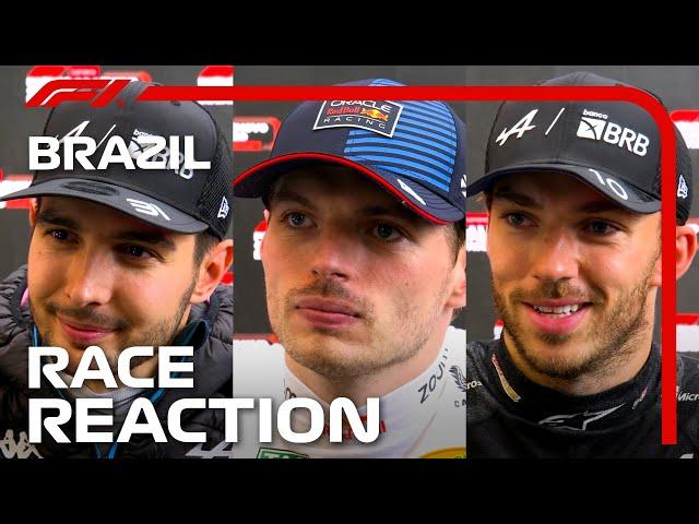 Drivers React After The Race | 2024 Sao Paulo Grand Prix