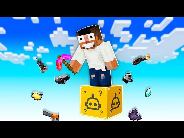 Minecraft, Trapped on a ChatGPT Lucky ONEBLOCK || Minecraft Mods || Minecraft gameplay