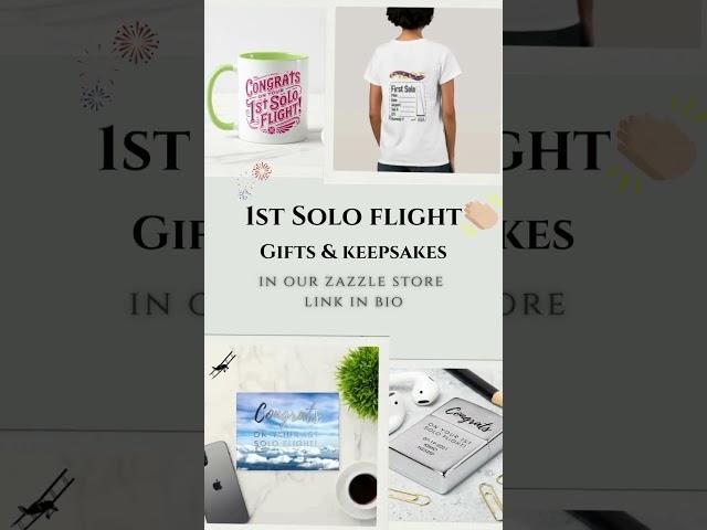 Find the perfect gifts for the aviators in your life. #aviationlife #studentpilot #firstsoloflight