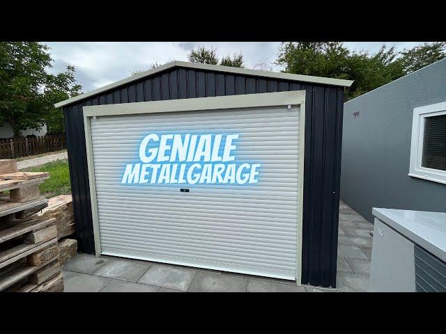 Garage aus Metall X-Metal Mein-Gartenhaus I Metallgerätehaus I Metallgarage