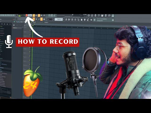 HOW TO RECORD VOCALS in FL Studio 24 in 3 Minutes! (super easy) | Nitin Nischal