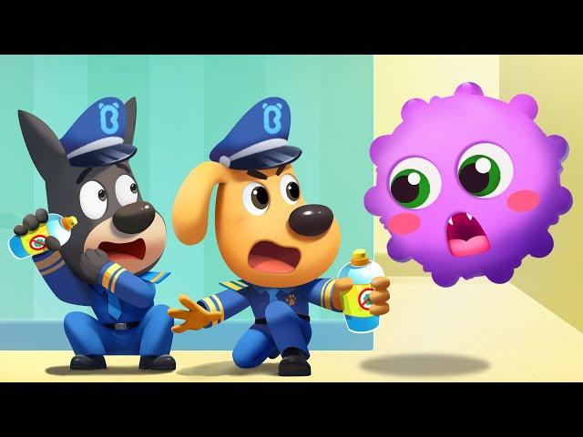 Virus Showdown | Safety Rules for Kids | Sheriff Labrador | Kids Cartoon | BabyBus TV