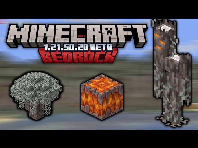 DIFFICULT CHANGES? CREAKING MOB, PALE OAK & MORE! Minecraft Bedrock 1.21.50.20 Beta!