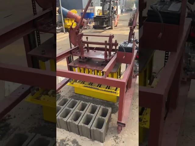 Small Diesel Brick Making Machine Display