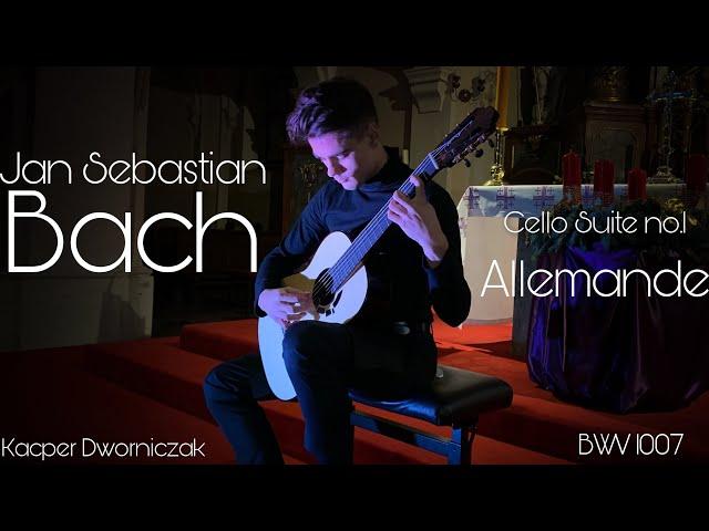 Jan Sebastian Bach - Cello Suite I (Allemande) BWV 1007 ⎢KACPER DWORNICZAK⎥