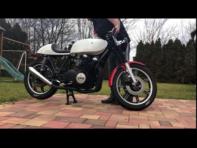 Yamaha XS 750 cafe racer spring wakeup