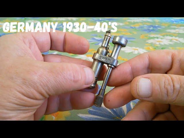 Very old vintage EWEOL 531 petrol pocket lighter Очень старая бензиновая карманная зажигалка