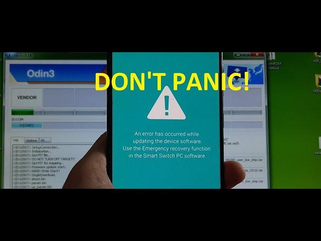 How to fix An error has occurred while updating the device software Emergency Smart Switch