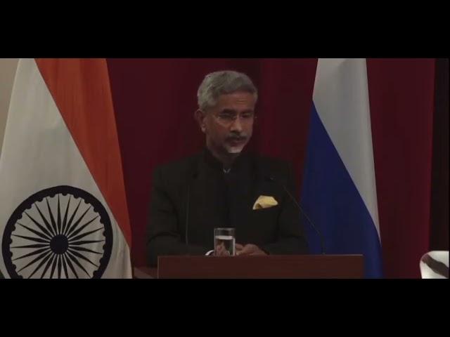“India-Russia ties in a changing world” Says- EAM at IMEMO, Moscow