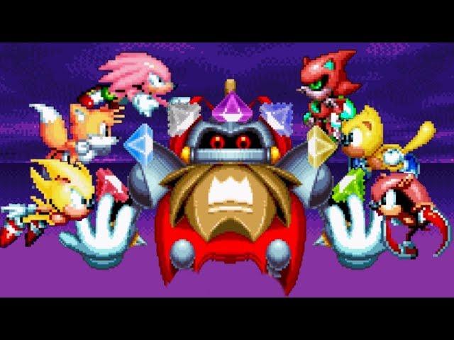 Sonic Mania Plus - All Super Characters vs Secret Final Boss