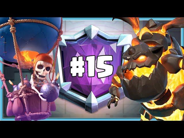  TOP-15 IN THE WORLD! ONE OF THE BEST LAVALOON IN CLASH ROYALE